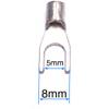 CNCESS CESS-083 Female Banana Jack to Spade Plug for Speaker Cable (Small Spade) view 3