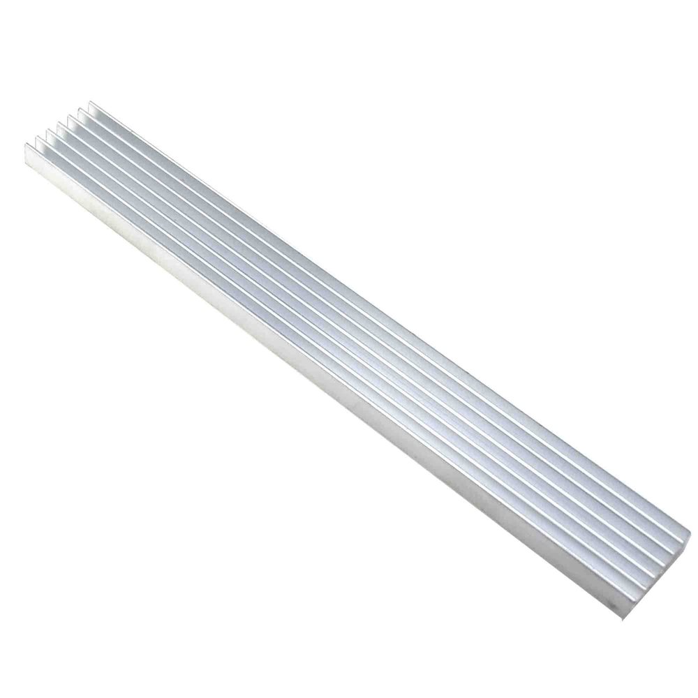100x60x10mm 20X10X100mm heat sink Aluminum Heat Radiator Heatsink Cooling Fan for High Power Amplifier Transistor Semiconductor Devices (150x20x6mm)
