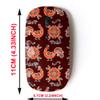 2.4G Wireless Mouse with Cute Pattern Design for All Laptops and Desktops with Nano Receiver - Floral view 2