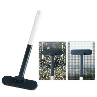 Versatile Handheld Window Screen Cleaning Brush: Dual-Purpose (Wet & Dry) Tool for Windows, Tile Grout, and Diverse Surfaces - Durable Design for Deep, Effective Cleaning (Blue)