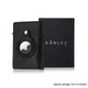 Kanley Airtag Leather Wallet with Tracker Holder Smart Wallet for Men with Tracking Case  Smart with Card Holder Slots and Money Clip  Christmas, Fathers Day, Birthday (Black) view 2