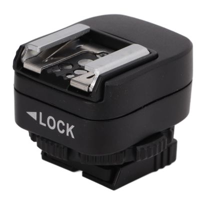 VBESTLIFE Hot Shoe Adapter for A7, A7C, A7R, A7RII, A7MII, A7RIII, A7MIII, A7IV, A7RIV, A7RIVA, A9, A9II, A6400, A6300, A6500 with PC Sync Port, Black Plastic