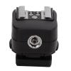 VBESTLIFE Hot Shoe Adapter for A7, A7C, A7R, A7RII, A7MII, A7RIII, A7MIII, A7IV, A7RIV, A7RIVA, A9, A9II, A6400, A6300, A6500 with PC Sync Port, Black Plastic view 4