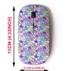 2.4G Wireless Mouse with Cute Pattern Design for All Laptops and Desktops with Nano Receiver - Floral Ornament Boho Style view 2