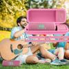 Aenllosi for JBL Flip 7/ Flip 6/ Flip 5 Protable Bluetooth Speaker Hard Case with Adjustable Shoulder Strap,Pink (Case Only) view 4