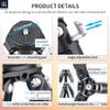 Carbon Fiber Tripod-INNOREL KT284C Professional Travel Tripod for DSLR Camera Heavy Duty Stand with 1.1in/29mm Tube Low Gravity Center 360Panoramic ballhead Max Load 44lbs/20kg Short Center Column view 4