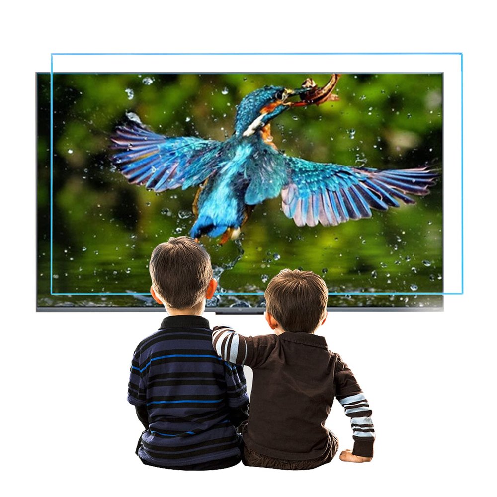 AIZYR High Transparency TV Screen Protector, Matte Anti Glare/Anti Blue Light Filter Film Relieve Eye Strain for LCD, LED, 4K OLED & QLED HDTV,32 in 698 X 392mm
