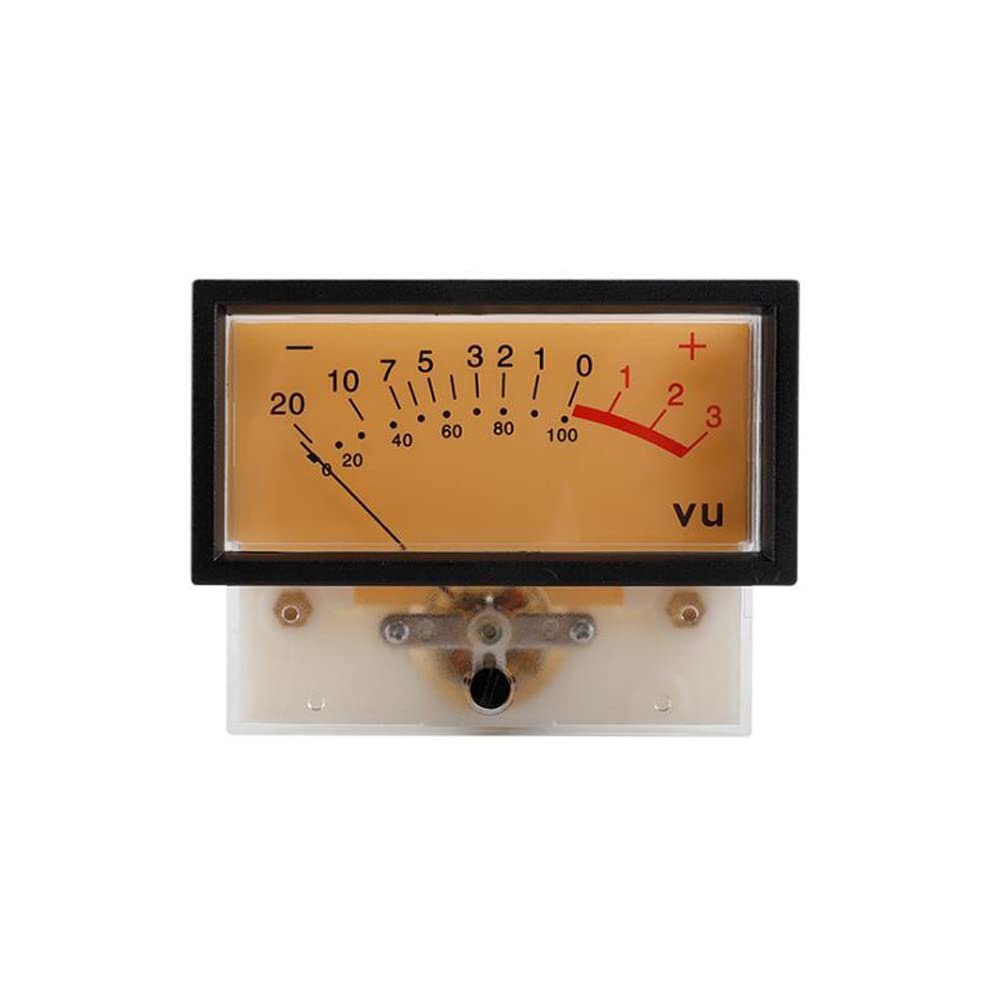 Q-BAIHE High-Precision Audio Volume Meter DB Tube Amplifier Meter Head LED Backlight Board 500uA