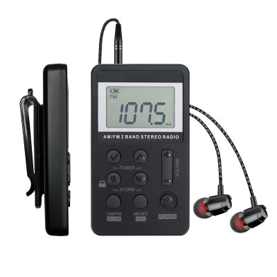 SWDSTP Mini Portable AM FM Radio, Personal Radio with Excellent Reception