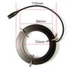 TYZK Microscope Kit 72 PCS LED Microscope White Ring Light for Microscope Illumination, Ring Lamp with Cover Adapter 90V-240V Microscope Lens Adapters view 3