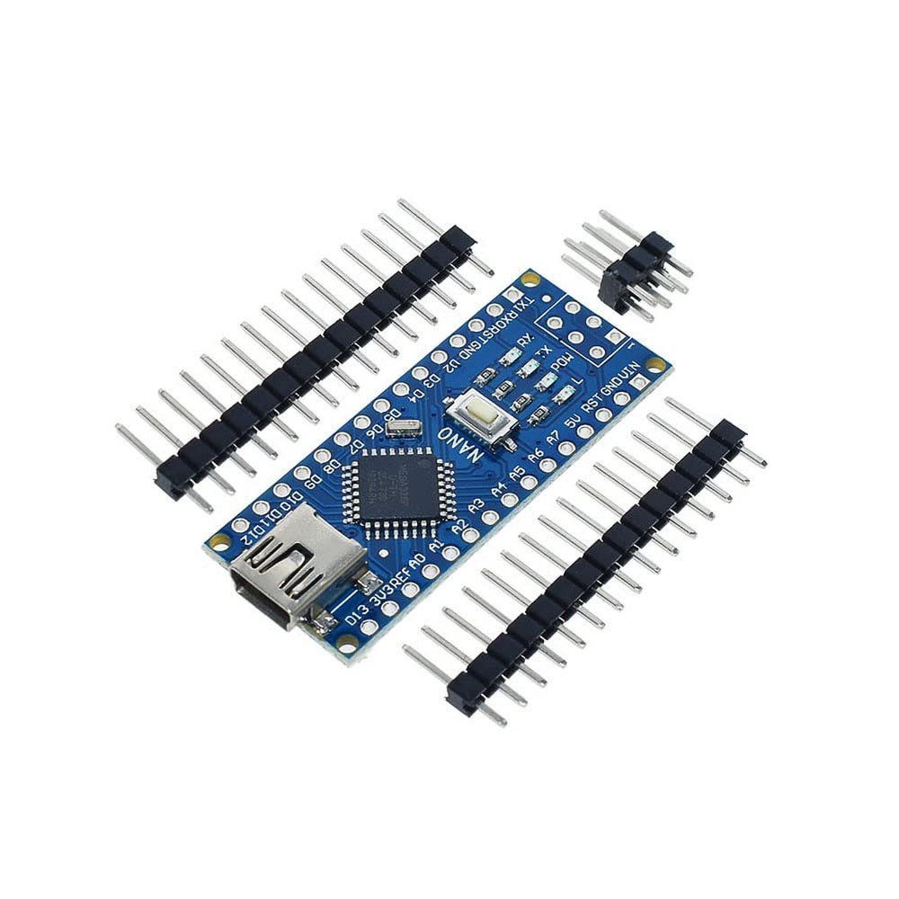 1PCS Promotion for arduino Nano 3.0 Atmega328 Controller Compatible Board WAVGAT Module PCB Development Board Without USB V3.0,Nano-Blue