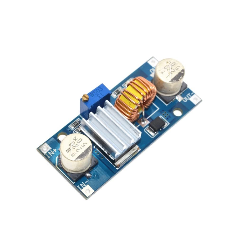 1pcs 5A XL4015 DC-DC 4-38V to 1.25-36V 24V 12V 9V 5V Step Down Adjustable Power Supply Module