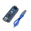 1PCS Promotion for arduino Nano 3.0 Atmega328 Controller Compatible Board WAVGAT Module PCB Development Board Without USB V3.0,Nano-USB,B view 1