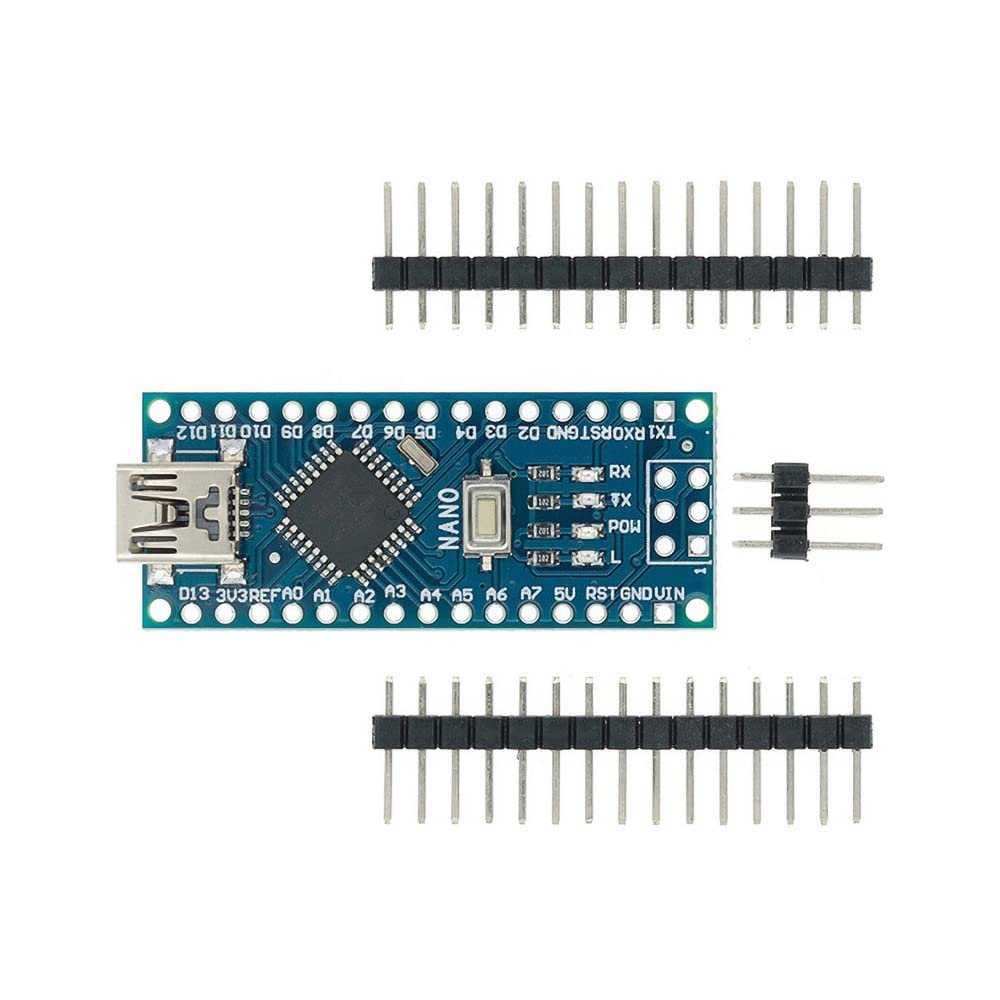 1pcs Nano with The bootloader Compatible Nano 3.0 Controller Module,Blue-ATMEGA328