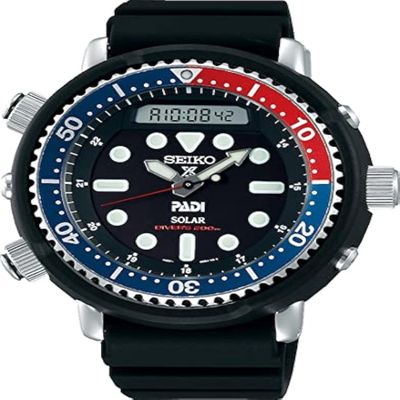 Seiko Analog-Digital SNJ027P1, Black/White, strip