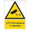 Warning Security - CCTV Surveillance In Operation - 300 X 400mm view 1