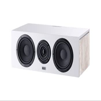 HECO Aurora Center 30 2-Way, 5" Center Channel Speaker for Crisp, Clear Dialogue in White
