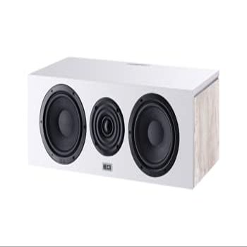 HECO Aurora Center 30 2-Way, 5" Center Channel Speaker for Crisp, Clear Dialogue in White