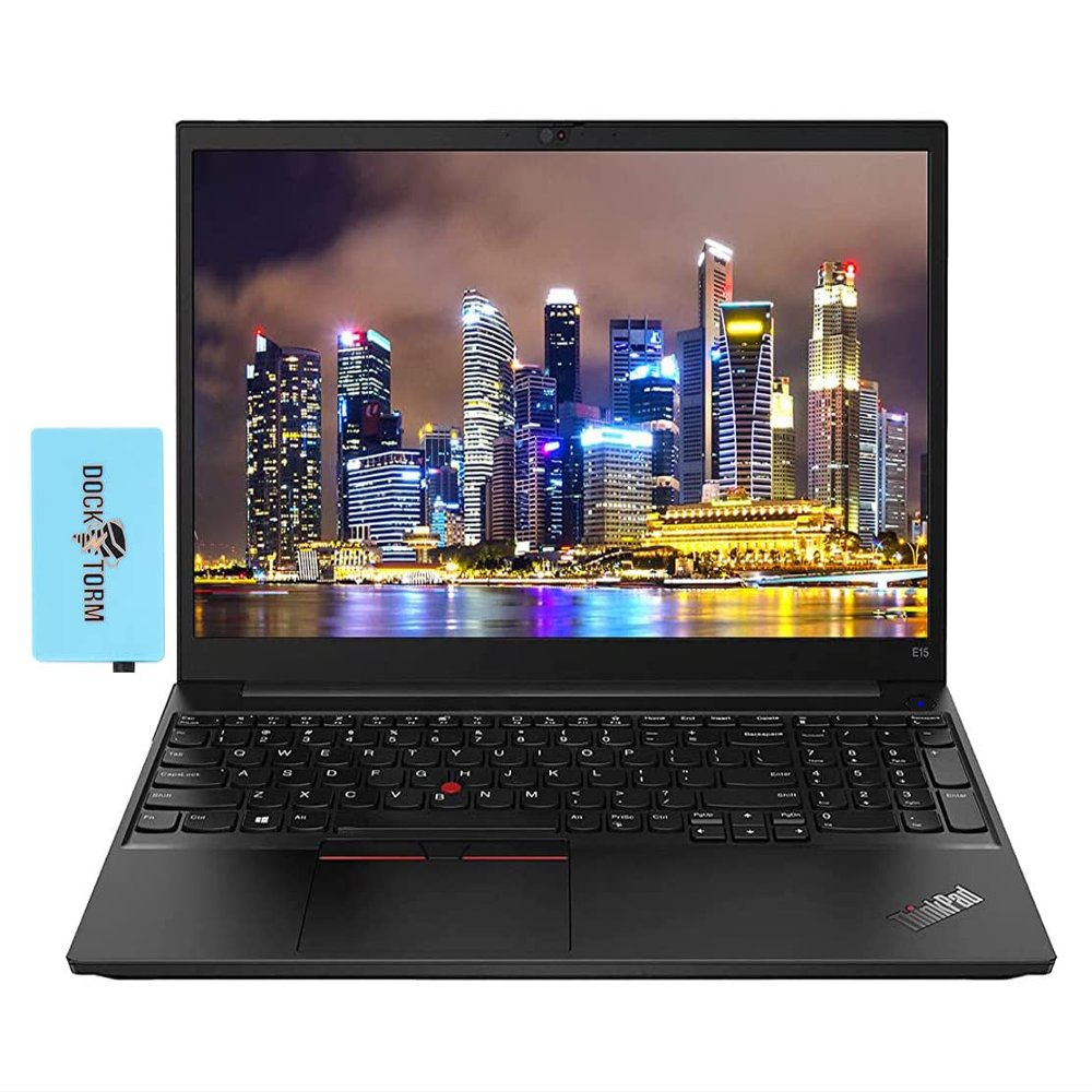 Lenovo ThinkPad E15 Gen 2 Thin & Light Business Laptop, 15.6" FHD + IPS Display (1920x1080) (AMD Ryzen 7 4700U 8-Core, 24GB RAM, 256GB PCIe SSD, AMD Radeon, WiFi 5, BT 5.1, HD Webcam, W10P) w/Hub