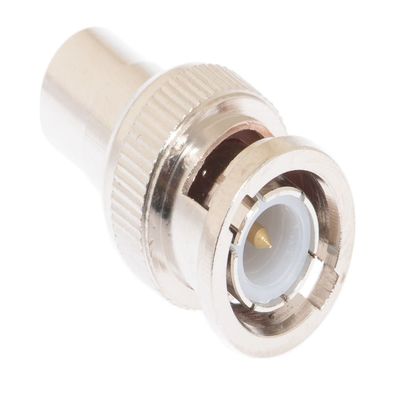 BNC Male to RCA Female CCTV Connectors for Security Camera Accessories System, Pack of 50