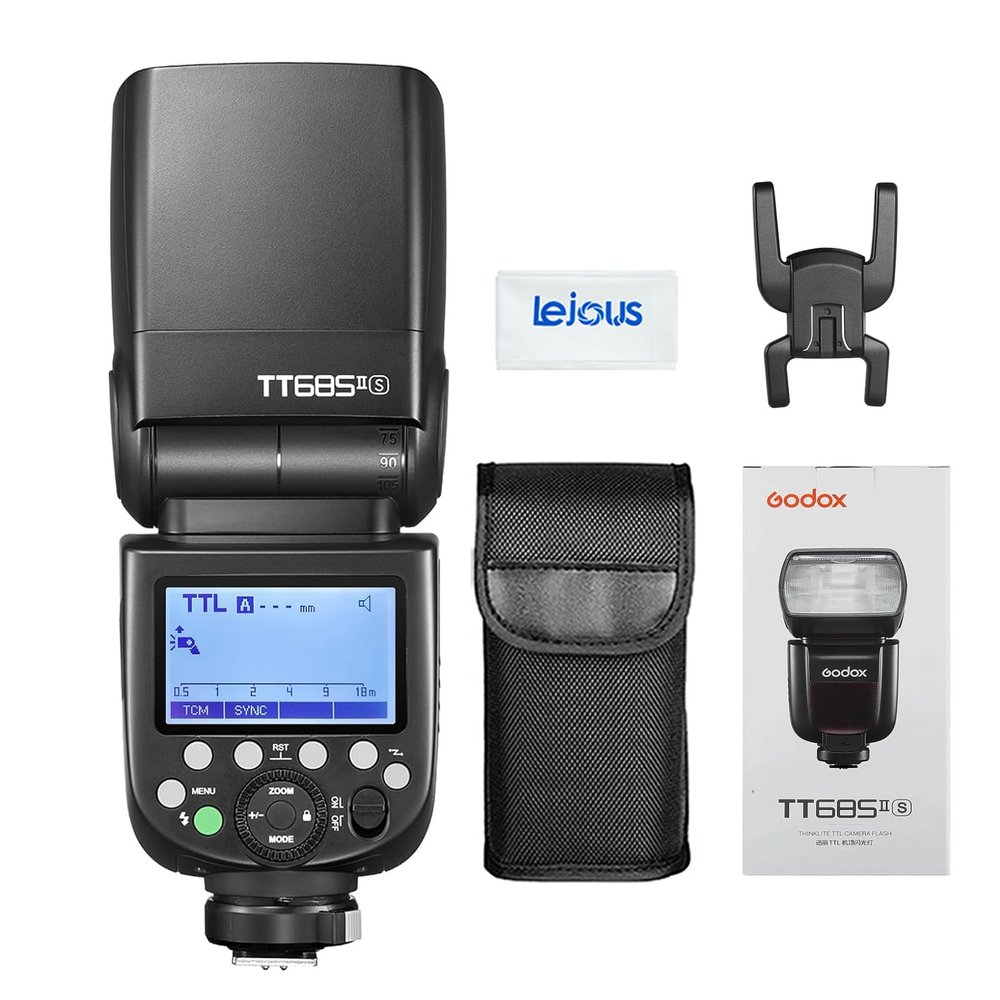 Godox TT685II-S Flash for Sony, TTL 1/8000s HSS 2.4G Wireless Flash Speedlight Compatible with Sony DSLR A7III A7IV A77II A7RII A7R A58 A99 ILCE6000L