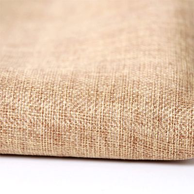 Flushbay Speaker Grill Cloth Linen Single Layer Speaker Fabric Protective Dustproof Mesh Cloth Stereo Fabric Replacement for Home Stage Speakers, Media Cabinet, KTV Box-Two Layers(100 * 146cm-Brown)