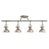 Bailey Street Home 4 Light Fixed Rail with Vintage Industrial Inspirations 11.25 inches Tall by 5.5 inches Wide-Polished Nickel Finish Vintage Industrial Rail Light 147-Bel-555168 view 1