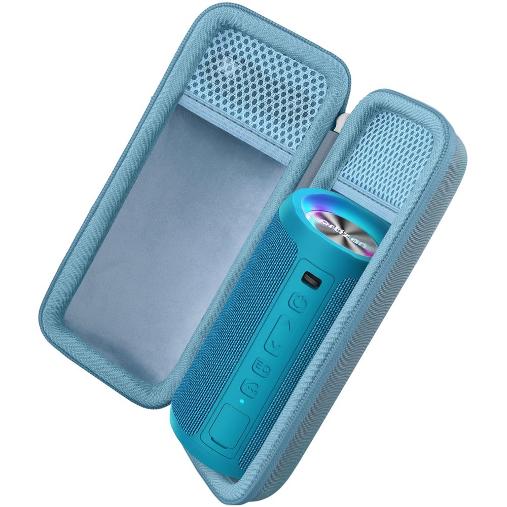 Khanka Hard Travel Case for Ortizan Portable Bluetooth Speaker, IPX7 Waterproof Wireless Speaker, Case Only (Blue)