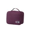 CHENGBEI Cable Storage Bag Digital Electronic Organizer Waterproof USB Data Line Charger Plug Storage Bag Travel Cable Organizer Portable Organizer, Purple view 1