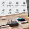 GHome Smart Plug Power Strip Works with Alexa & Google Home - 3 Individually Controlled Smart Outlets Switches 3 USB Ports, 4FT Extension Cord, WiFi Power Strip, Multi-Plug Extender for Home Offices view 3
