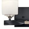 2 Light Soft Vanity Light Damp Location Rated with Soft Contemporary Style 7.75 inches Tall By 13.5 inches Wide-Brushed Nickel Finish Soft Contemporary Wall Mt Bath 2 Arm 147-Bel-4187601 view 4