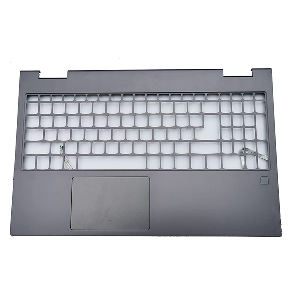 Replacement Laptop Upper Case Cover C Shell & Touchpad for Lenovo Yoga C740-15IML Grey US English Layout