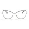 willochra Diamond Cat Eye Bifocal Blue Light Blocking Reading Glasses for Women, round Computer Readers Eye Strain adjustable Reader (silver white, 0 magnification) view 3