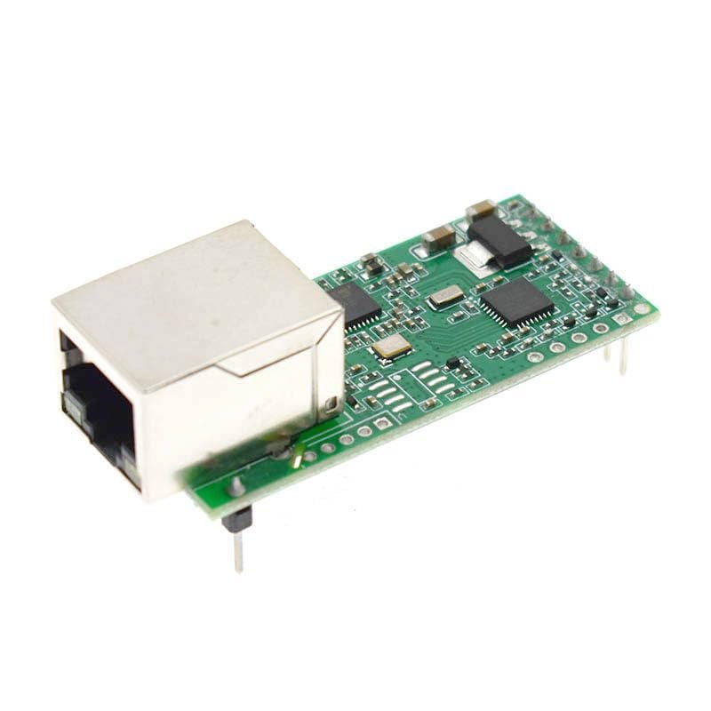 USR-TCP232-T2 TCP Server Module Multiple Serial Device Ethernet Converter Module Serial UART TTL to Ethernet TCPIP Module Support DHCP and DNS