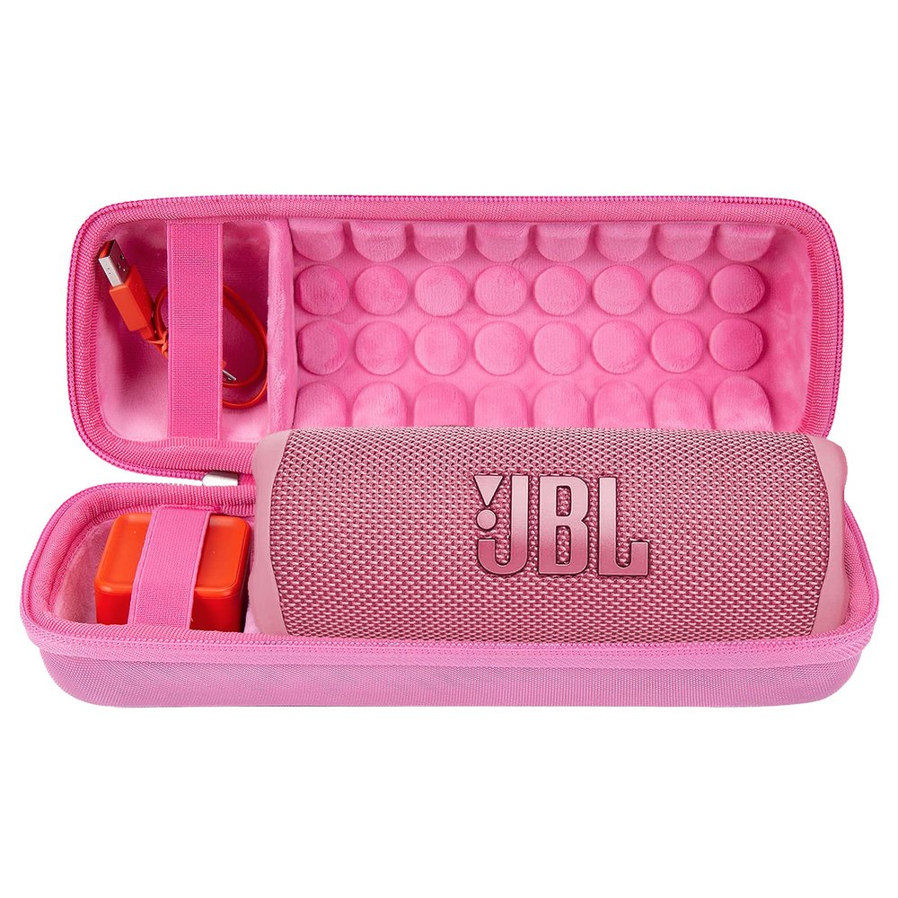 khanka Case for JBL Flip 7/Flip 6 Waterproof Portable Bluetooth Speaker(Pink)