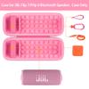 khanka Case for JBL Flip 7/Flip 6 Waterproof Portable Bluetooth Speaker(Pink) view 3