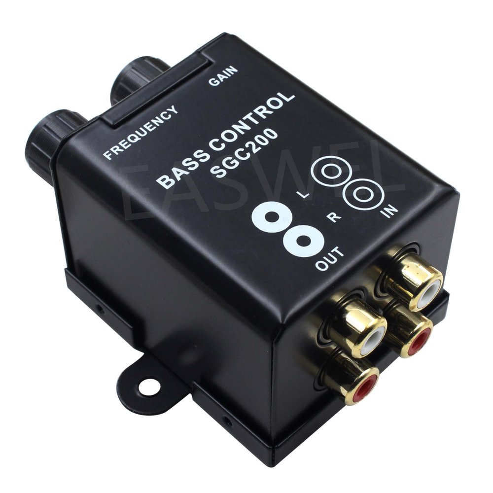 Car Audio Amplifier Subwoofer Bass RCA Level Remote Volume Control Knob Boss