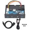 4071-3008 Soft Drive Front Panel 5Gbps, 3.5Inch USB 3.1 Floppy Disk Drive Front Panel, Type C Interface Plugged, High Fidelity Audio Interface with a Separate Switch view 1