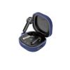 2 Pack DAYJOY Soft Silicone Protective Case Cover Compatible with SoundPEATS TrueAir2/2+ Earphone, Protective Skin Sleeve with Carabiner for SoundPEATS TrueAir2/2+(Black+Blue) view 3