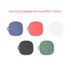2 Pack DAYJOY Soft Silicone Protective Case Cover Compatible with SoundPEATS TrueAir2/2+ Earphone, Protective Skin Sleeve with Carabiner for SoundPEATS TrueAir2/2+(Black+Blue) view 4