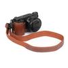 MegaGear Ever Ready Genuine Leather Camera Half Case Compatible with Sony ZV-E10 (Brown) view 1