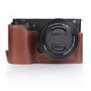 MegaGear Ever Ready Genuine Leather Camera Half Case Compatible with Sony ZV-E10 (Brown) view 2