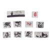 Heayzoki Custom Keycaps, 10 Keys, Sublimation Process Ink Martial Arts, PBT Material, Clear, Universal Mechanical Keyboard Keycaps view 1