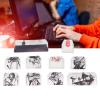Heayzoki Custom Keycaps, 10 Keys, Sublimation Process Ink Martial Arts, PBT Material, Clear, Universal Mechanical Keyboard Keycaps view 2