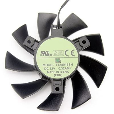 T128015SH Fan Diameter: 7.5cm Pitch: 4.0cm 12V 0.32A Cooling Fan