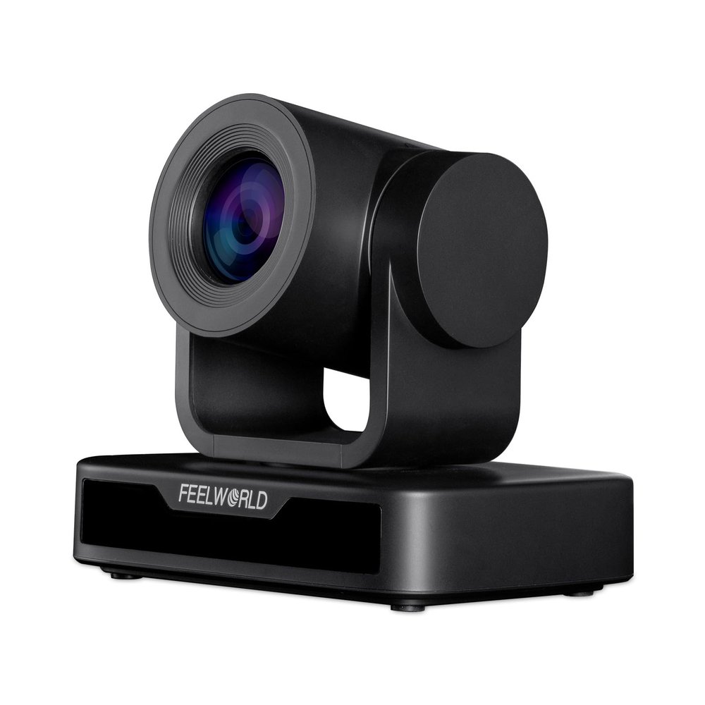 FEELWORLD USB10X Video Conference Webcam USB PTZ Camera 10X Optical Zoom Full HD 1080p for Live Streaming Church Business Education Medical Conference Room Camera System
