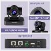 FEELWORLD USB10X Video Conference Webcam USB PTZ Camera 10X Optical Zoom Full HD 1080p for Live Streaming Church Business Education Medical Conference Room Camera System view 2