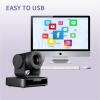 FEELWORLD USB10X Video Conference Webcam USB PTZ Camera 10X Optical Zoom Full HD 1080p for Live Streaming Church Business Education Medical Conference Room Camera System view 4