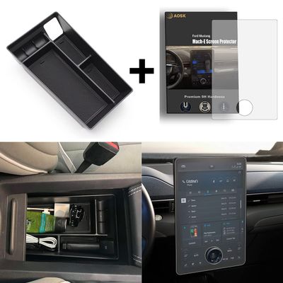 AOSKonology AOSK Mach-E [ Armrest Storage Box ] + [ Matt Screen Protector ]