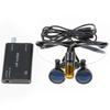 ARIES OUTLETS 5W Black Aluminum Case Headlamp 3.5x420 Loupes Magnifier Lab Binocular Magnification view 2